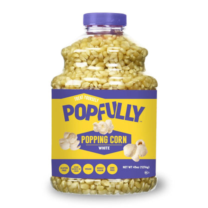 POPFULLY Kernel Jars 45 OZ (White Popcorn Kernel)