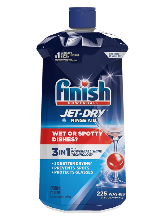 Finish Jet-Dry Rinse Aid, Dishwasher Rinse Agent & Drying Agent, 23 Fl Oz