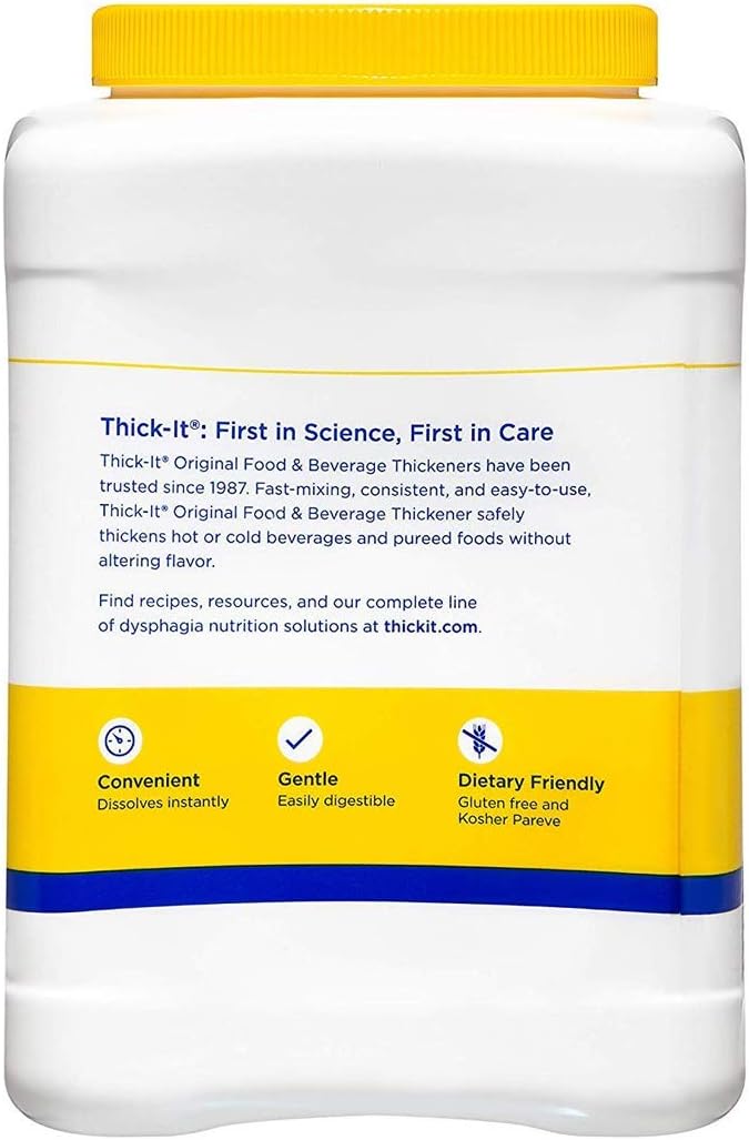 Thick-It Original Food & Drink Thickener Unflavored 36 oz Canister EXP 10/2026