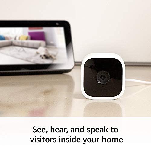 Blink Mini Indoor Security Camera 2-way Audio Motion Detection Camera Single