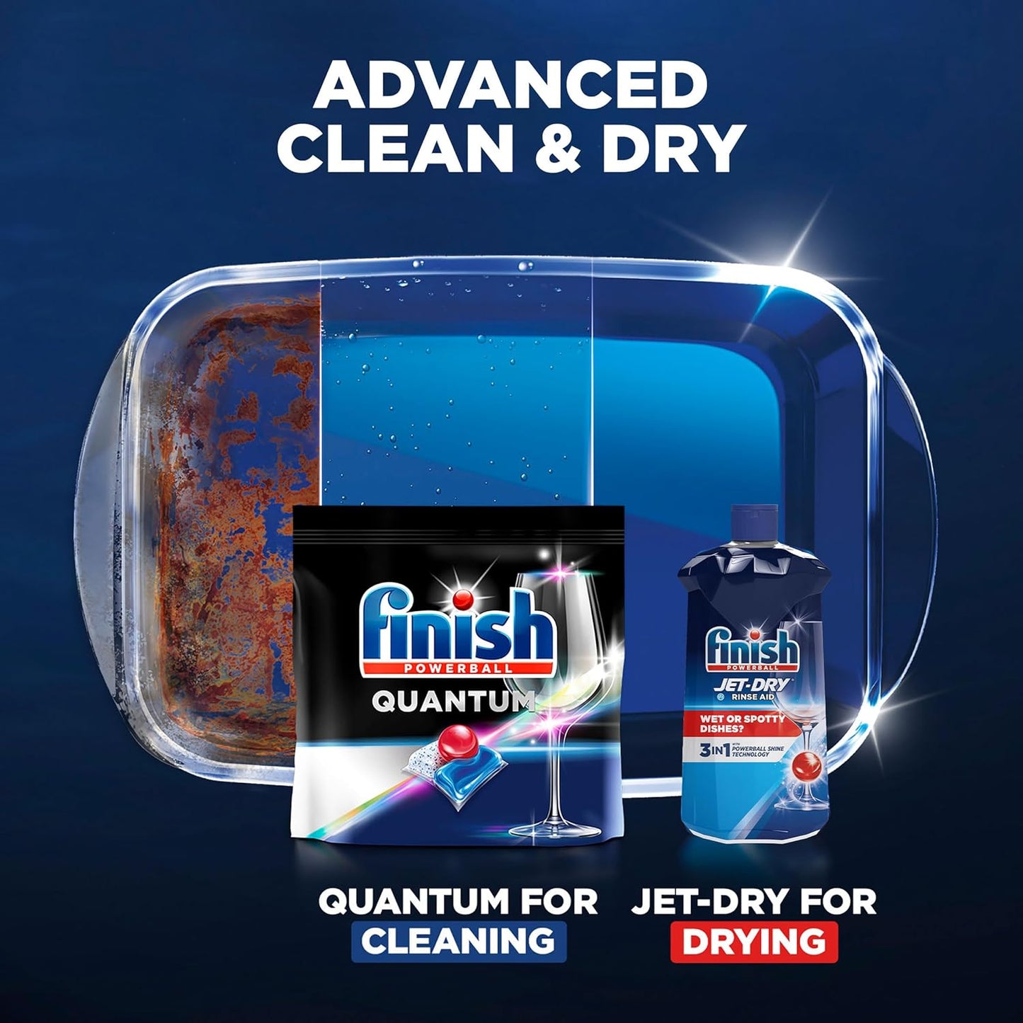 Finish Jet-Dry Rinse Aid, Dishwasher Rinse Agent & Drying Agent, 23 Fl Oz