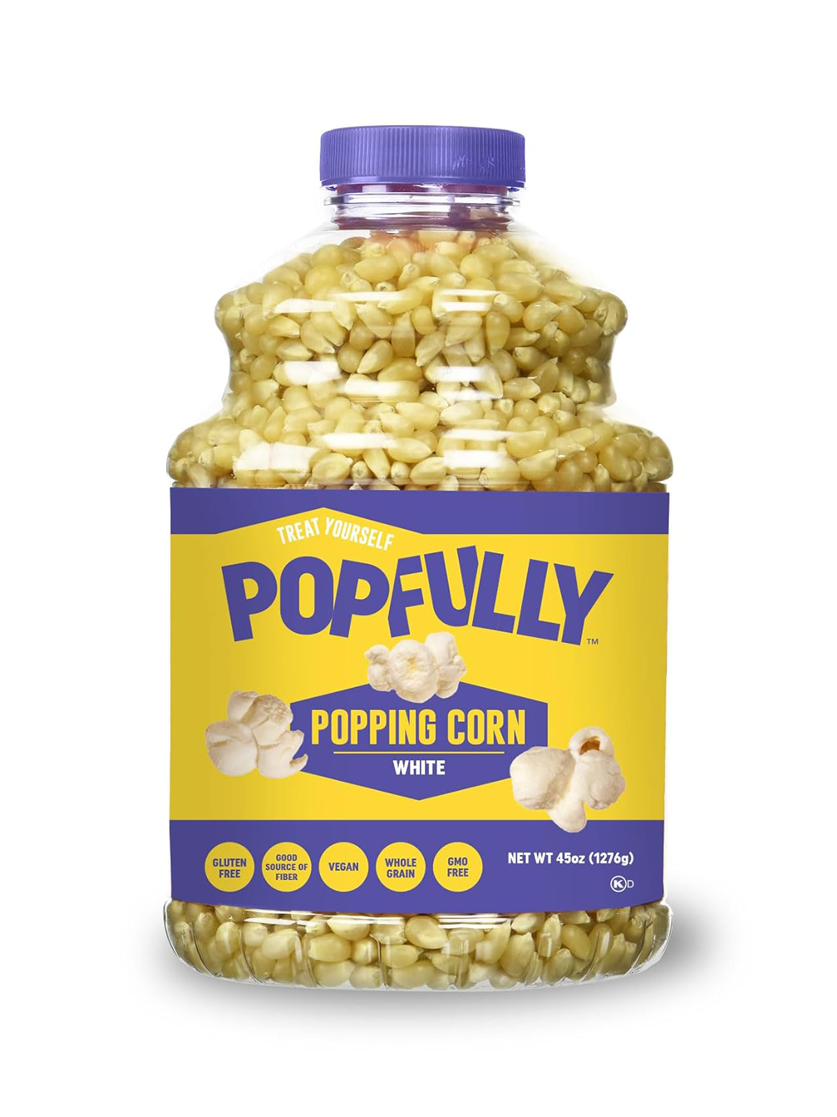 POPFULLY Kernel Jars 45 OZ (White Popcorn Kernel)