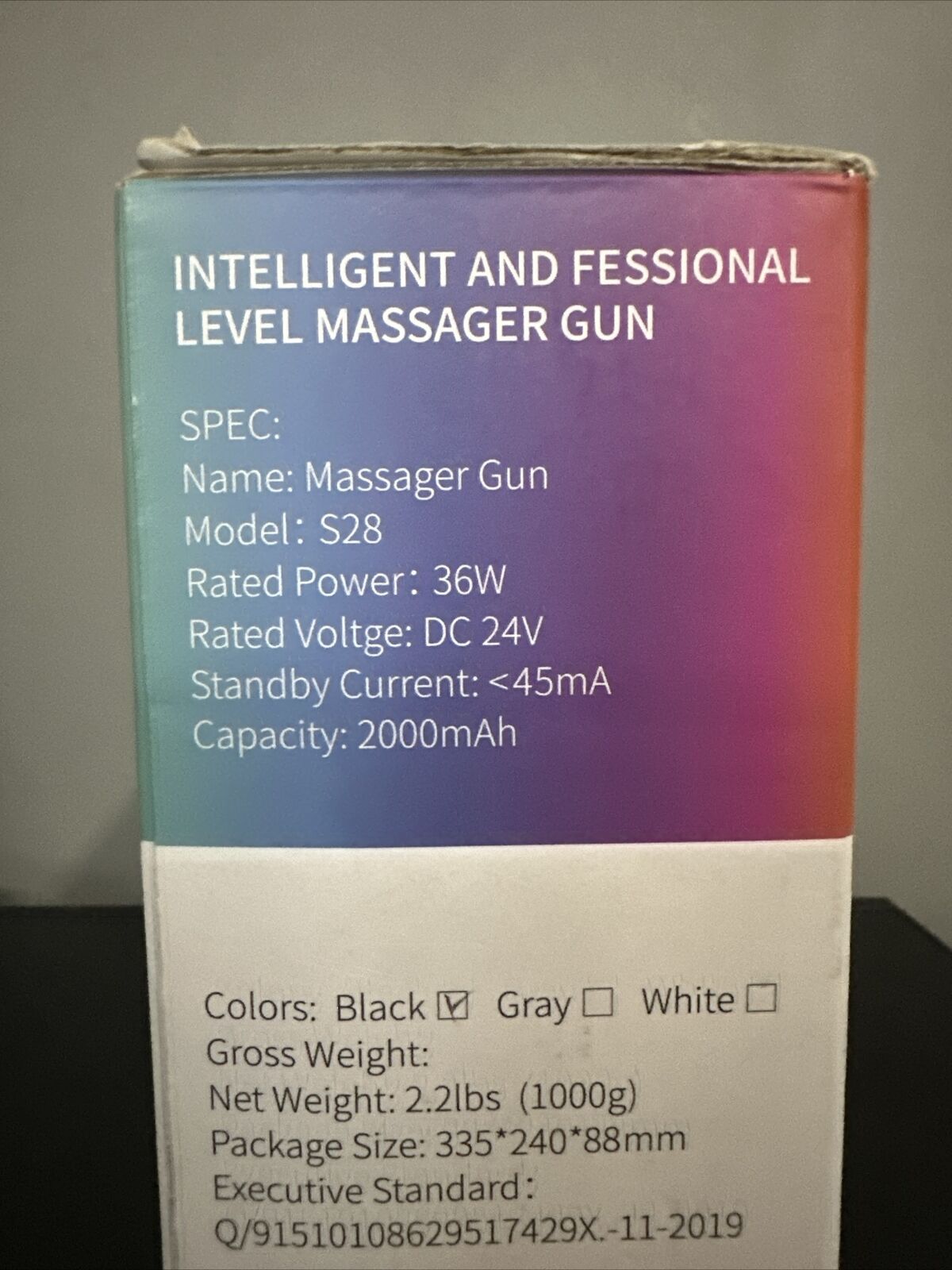 Professional Level Massage Gun With 7 Massage Heads Deep Level Massager Gun