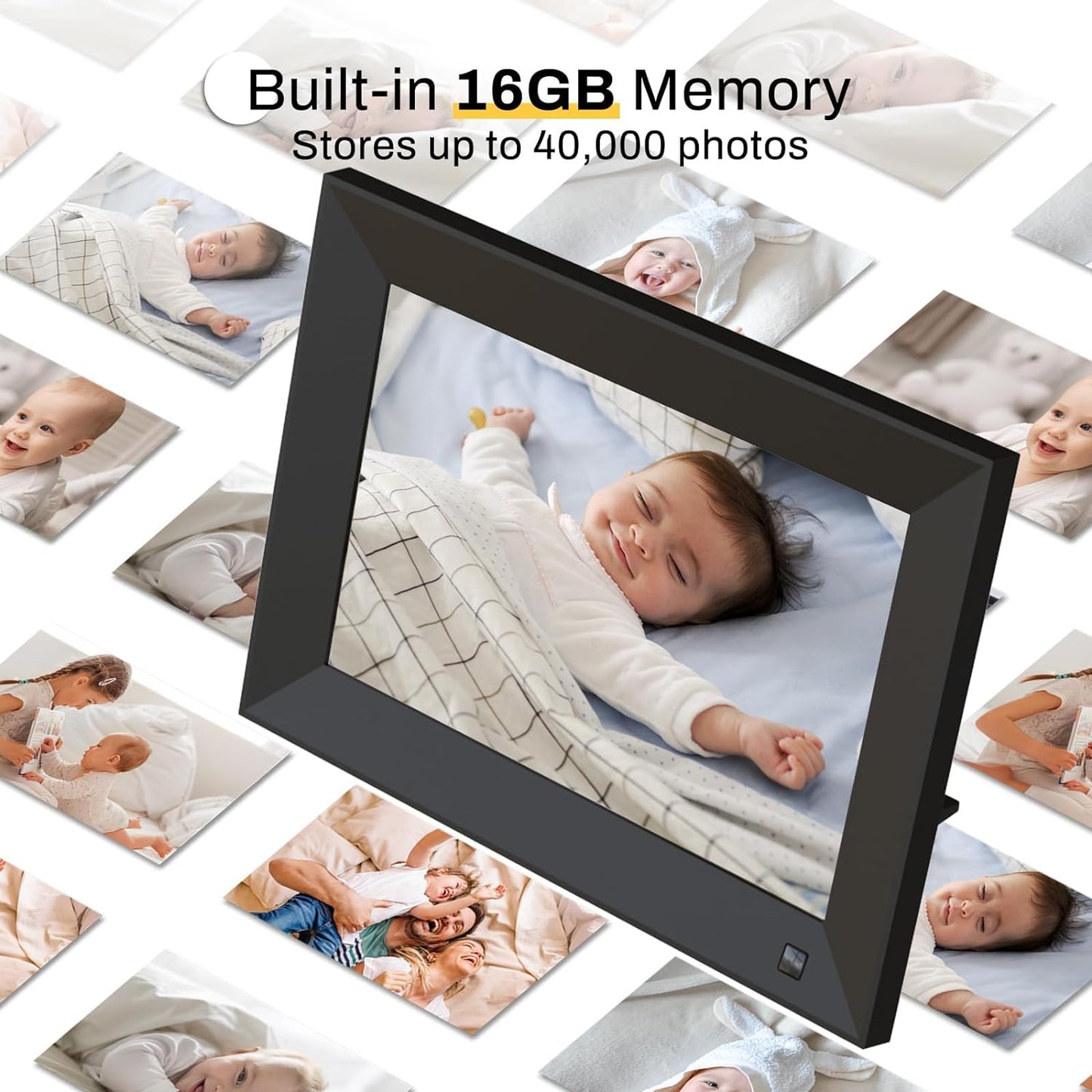 Digital Photo Frame 10.1 Inch Wifi Picture IPS HD Touch Screen Smart Cloud Photo