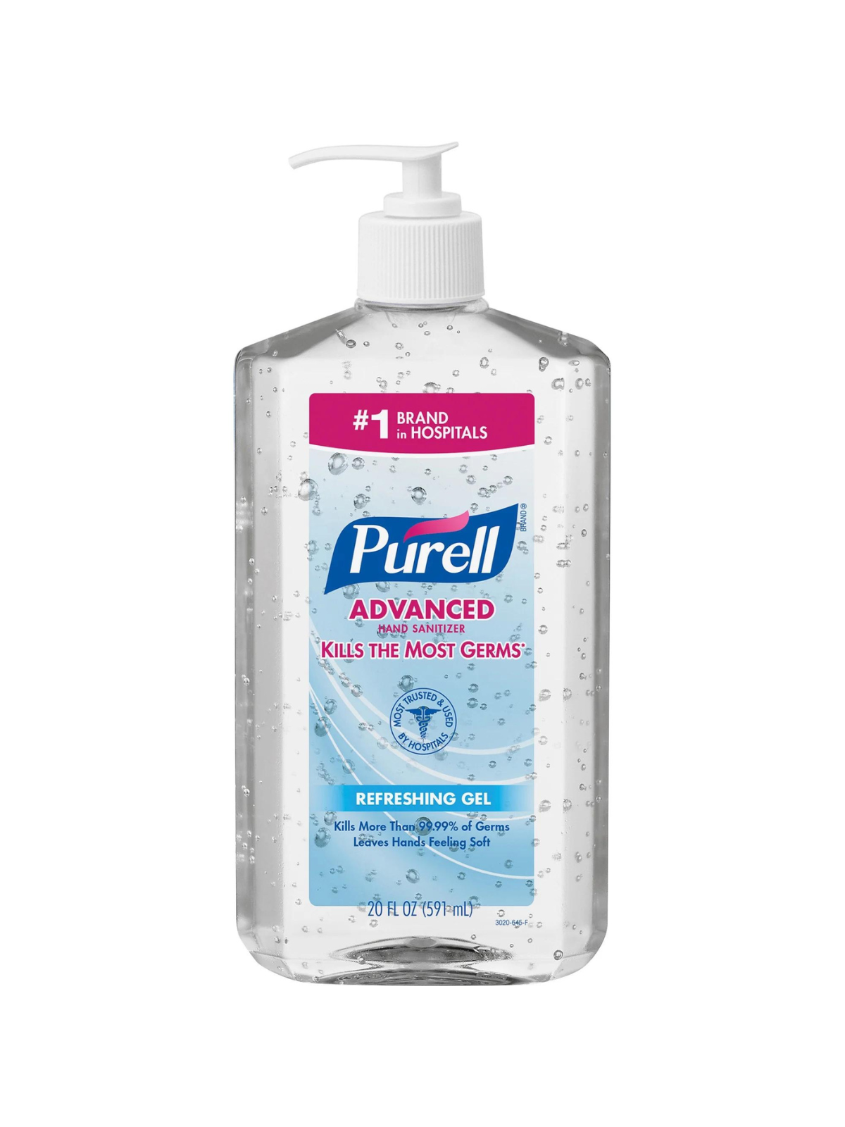 Purell 302312EA 20 oz. Advanced Refreshing Gel Hand Sanitizer - Clean Scent New