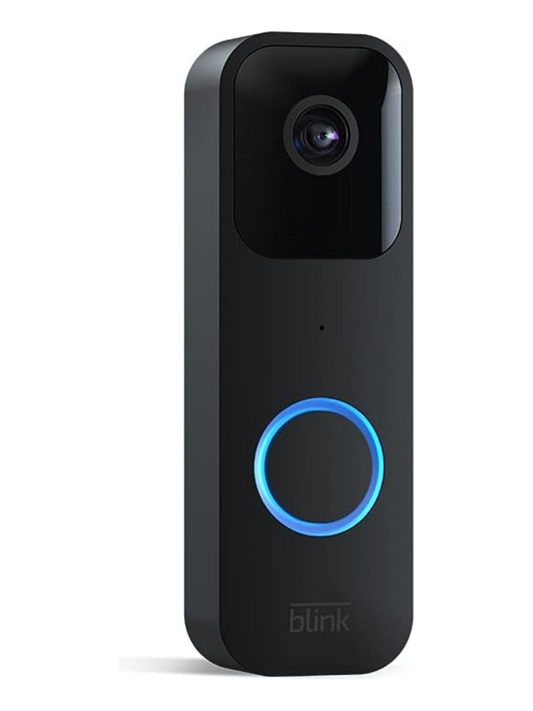 Blink Video Doorbell Two way audio, HD, motion, chime app alerts Wired/Wireless